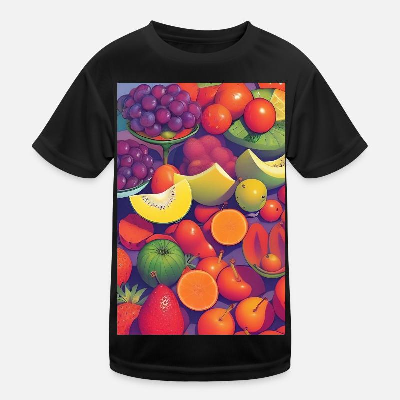 Früchte Kinder Funktions-T-Shirt