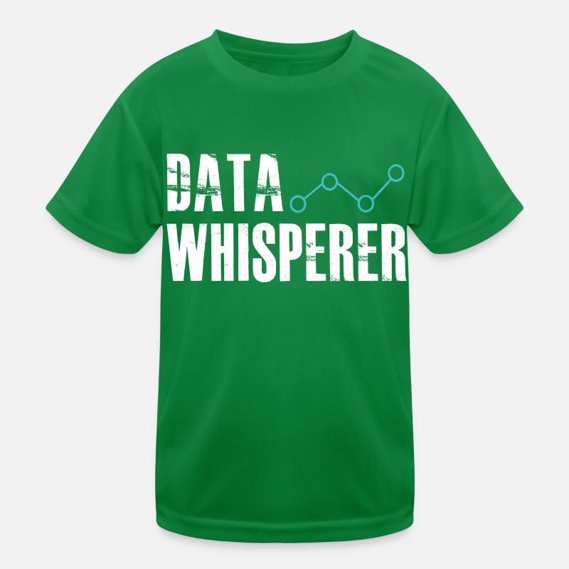 Data Whisperer Science Analyst Software Engineer Kids Functional T-Shirt