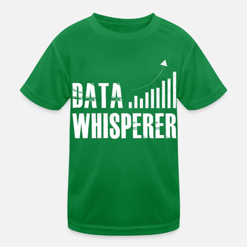 Datenflüsterer, wissenschaftlicher Analyst, Softwareentwickler Kinder Funktions-T-Shirt