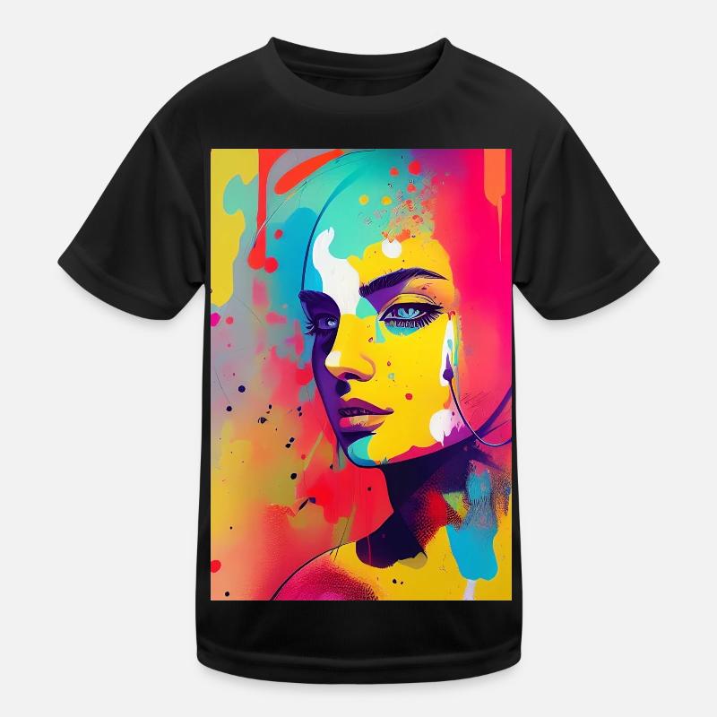 Abstract art Kids Functional T-Shirt