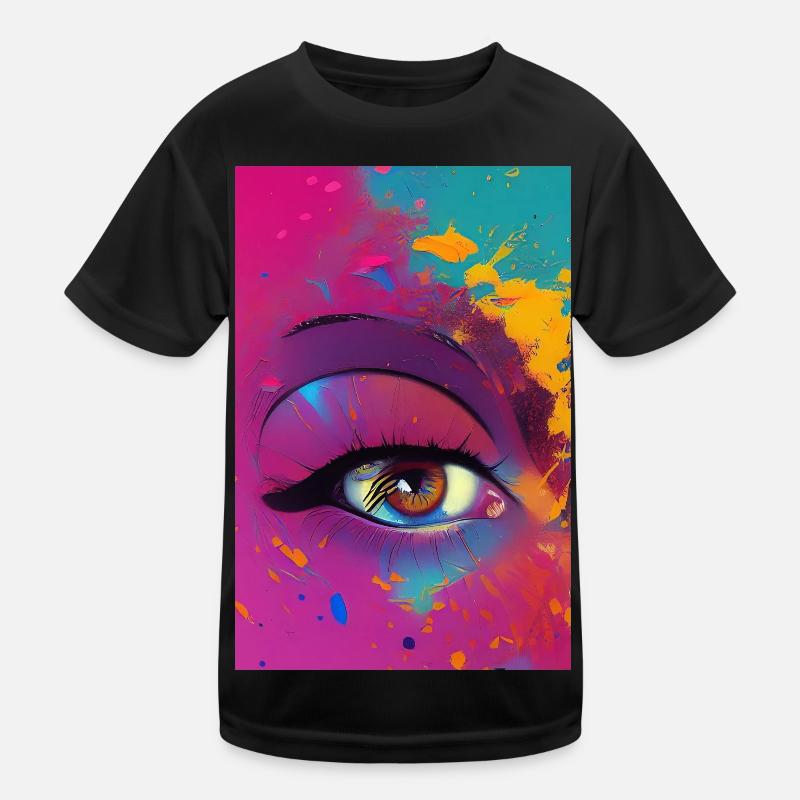 Abstrakte Kunst Kinder Funktions-T-Shirt