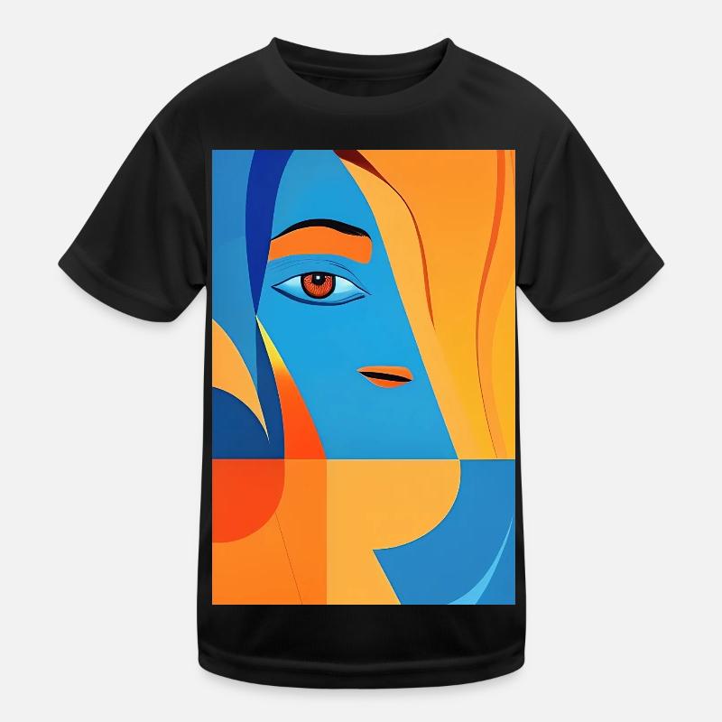 Art abstrait T-shirt sport Enfant