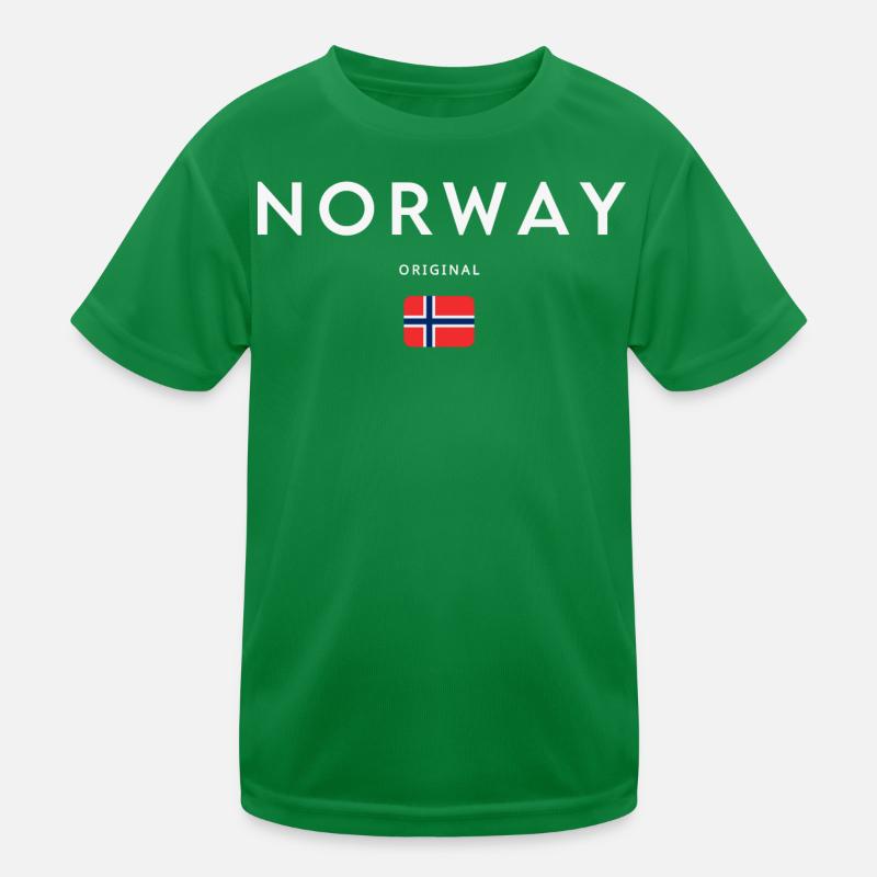 Norwegian flag, Norwegian pride Kids Functional T-Shirt