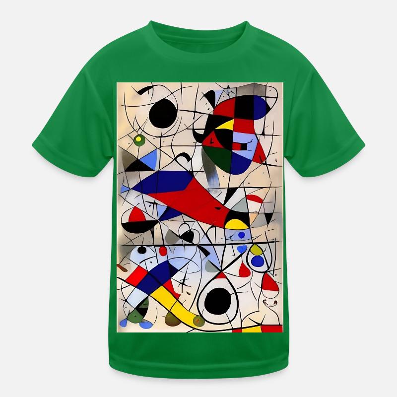 Abstrakte Kunst Kinder Funktions-T-Shirt