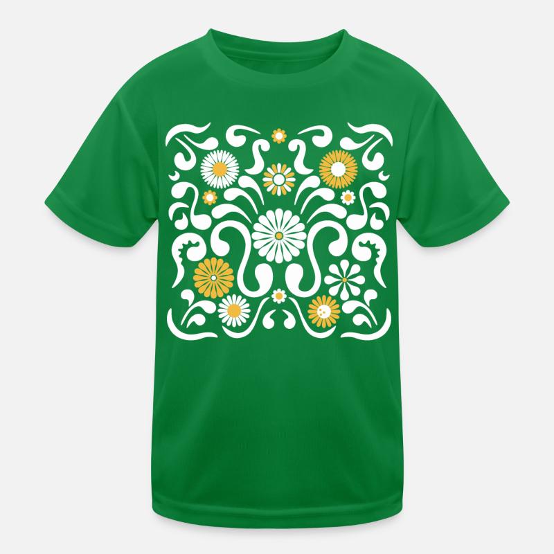 Fête des fleurs l blanc et jaune T-shirt sport Enfant