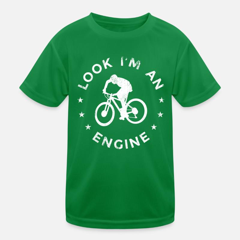 Witziger Radfahrer Spruch Kinder Funktions-T-Shirt