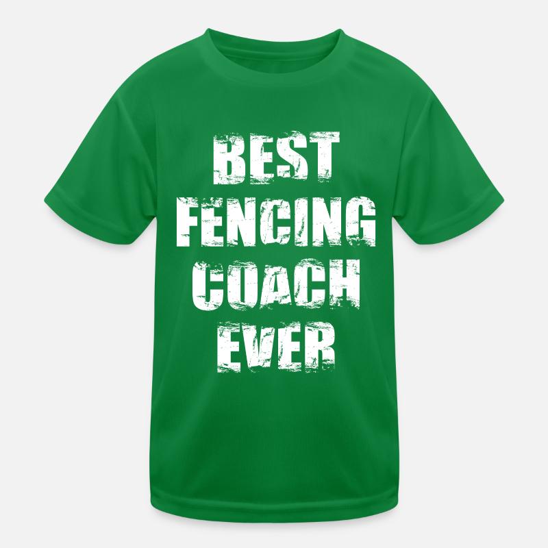 Bester Fechtlehrer Kinder Funktions-T-Shirt