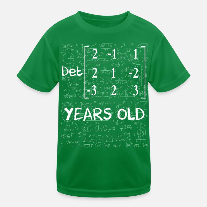 21st birthday 21 years matrix determinant Kids Functional T-Shirt