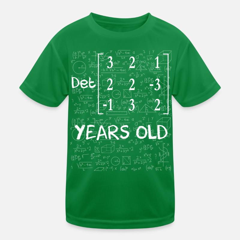 45th anniversary 45 years matrix determinant Kids Functional T-Shirt