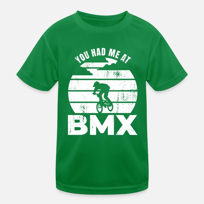 BMX Fahrer Spruch Kinder Funktions-T-Shirt