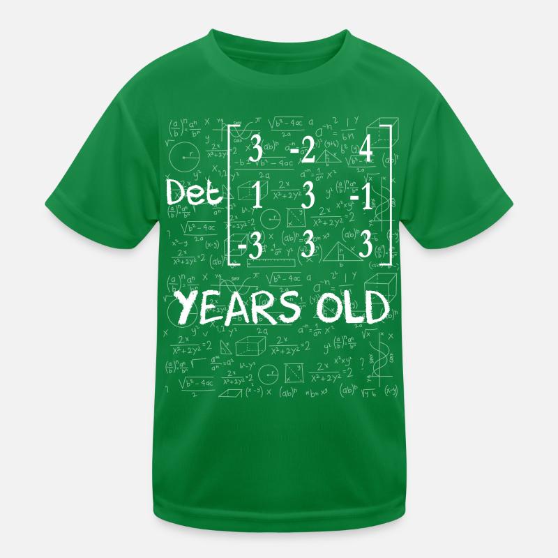 84th birthday 84 years matrix determinant Kids Functional T-Shirt