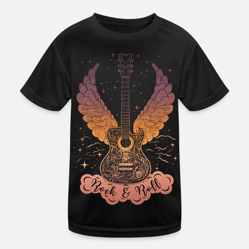 Rock & Roll Guitar Kids Functional T-Shirt