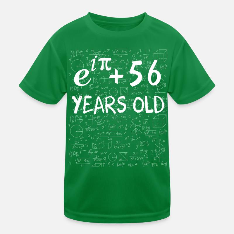 55. Geburtstag 55 Jahre Euler Identity Kinder Funktions-T-Shirt