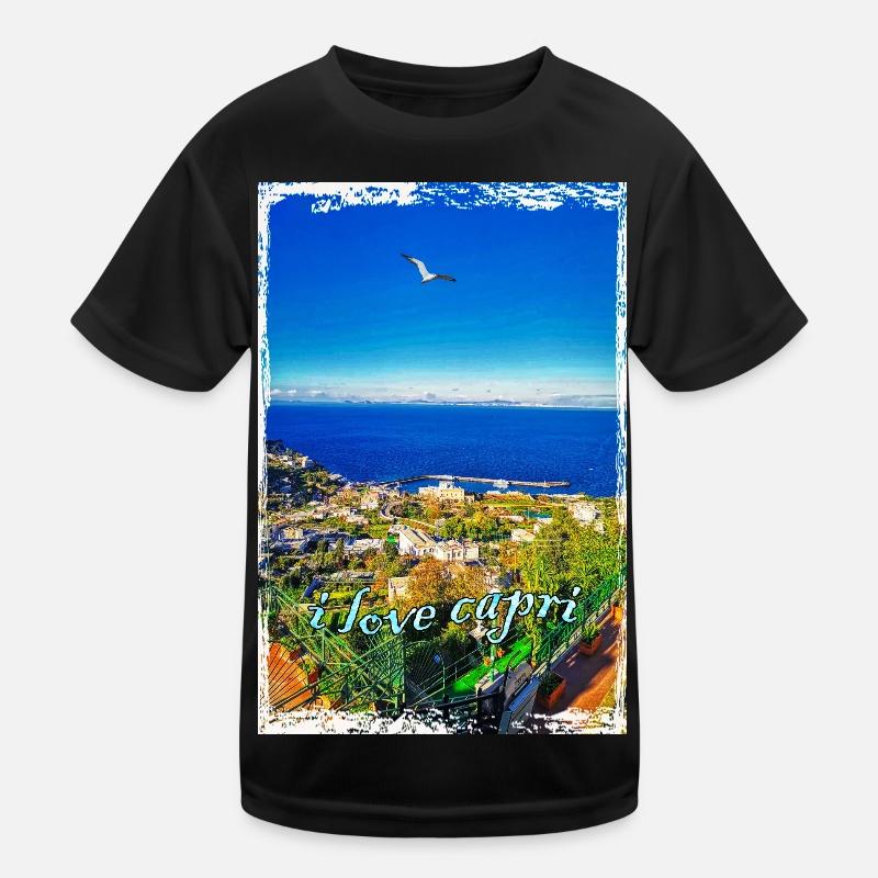 i love capri Kids Functional T-Shirt