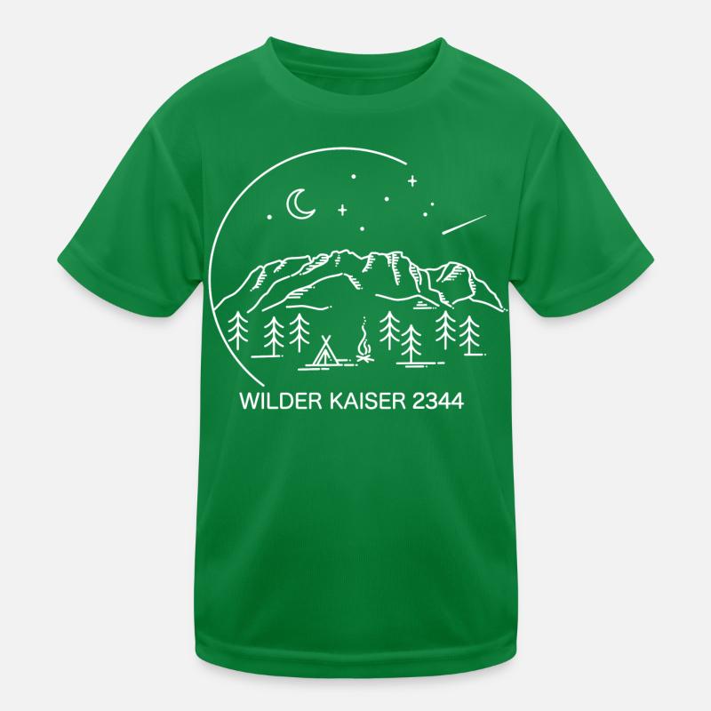 Wilder Kaiser Kaiserkrone Kitzbühel Berg Wandern Kinder Funktions-T-Shirt