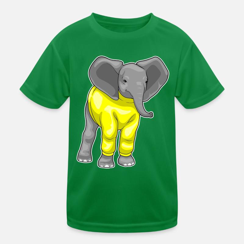 Elefant Winter Pullover Kinder Funktions-T-Shirt