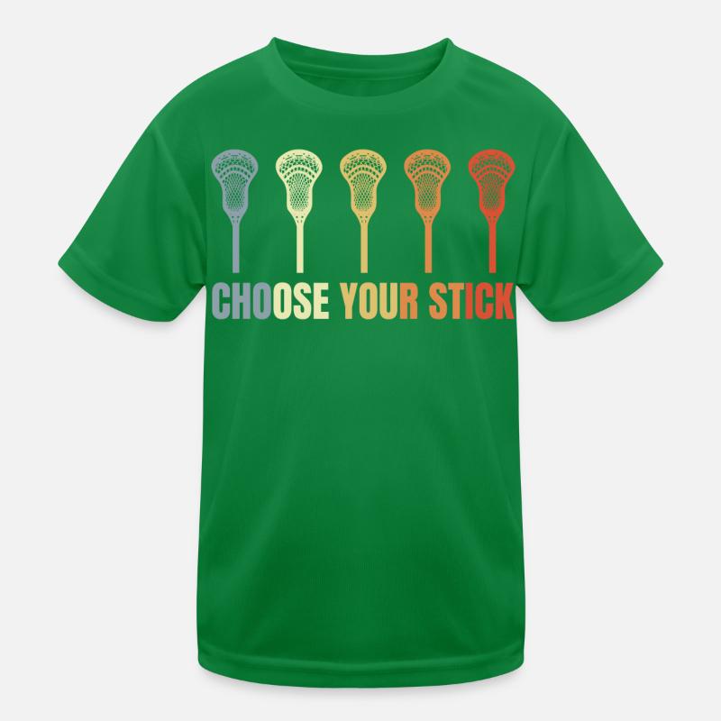 Witziger Lacrosse Spruch Kinder Funktions-T-Shirt