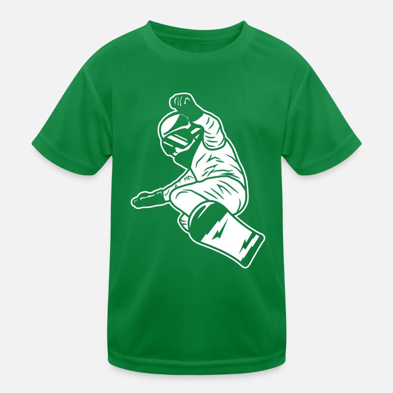 Snowboard Boy Kids Functional T-Shirt