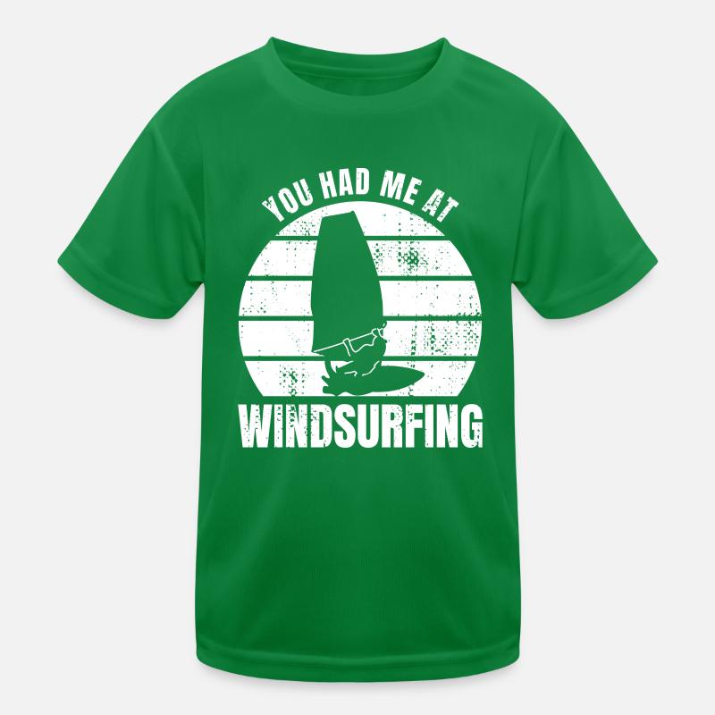 Lustiger Windsurfer Spruch Kinder Funktions-T-Shirt