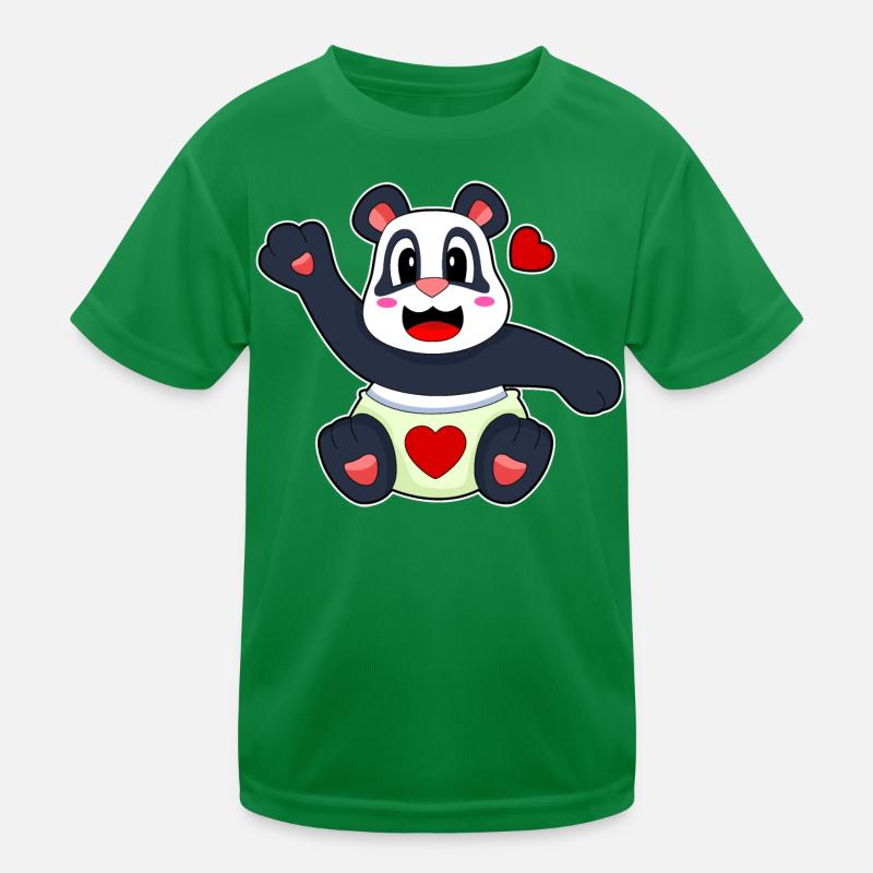 Panda Baby Windel Kinder Funktions-T-Shirt