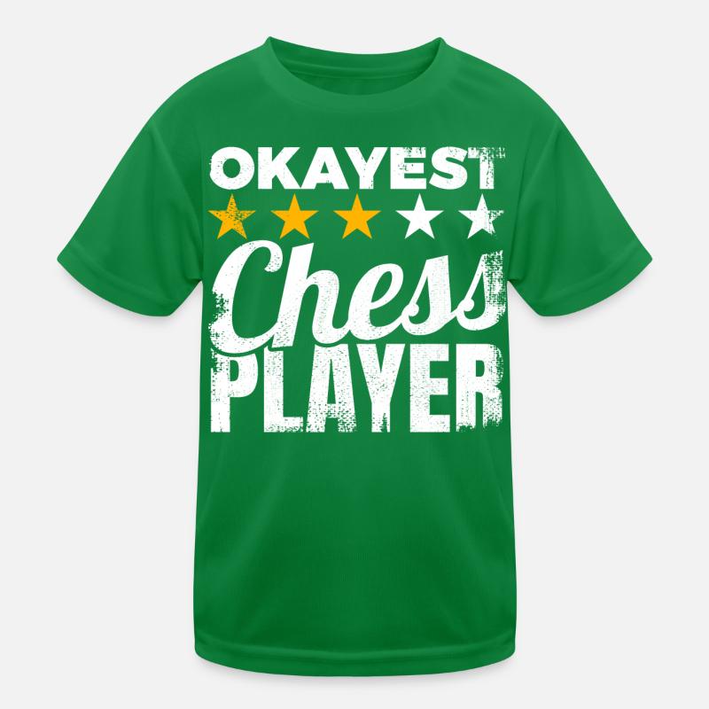 Okayest Chess Player Kinder Funktions-T-Shirt