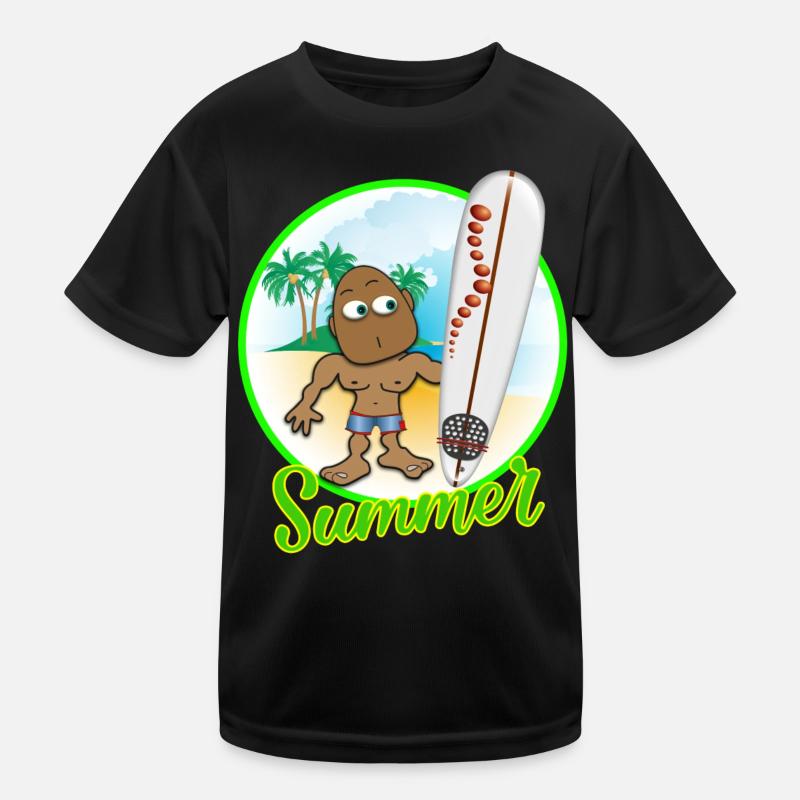 Sommer 2023 - Kinder Funktions-T-Shirt - Schwarz