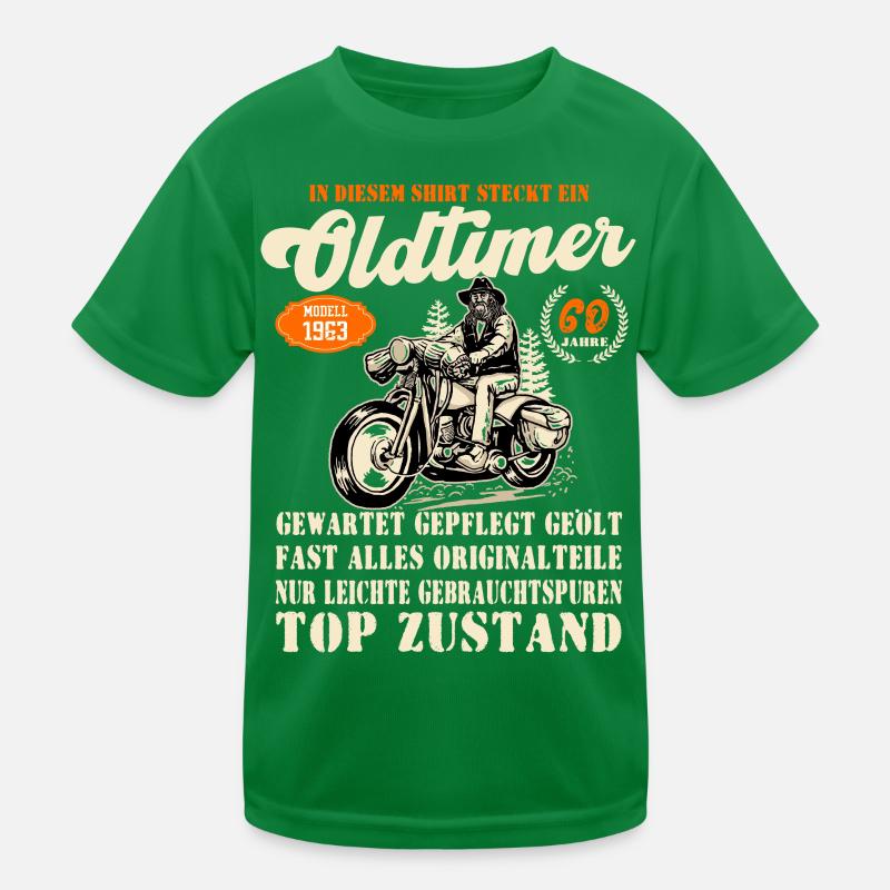 Oldtimer Modell1963 Jubiläum Kinder Funktions-T-Shirt
