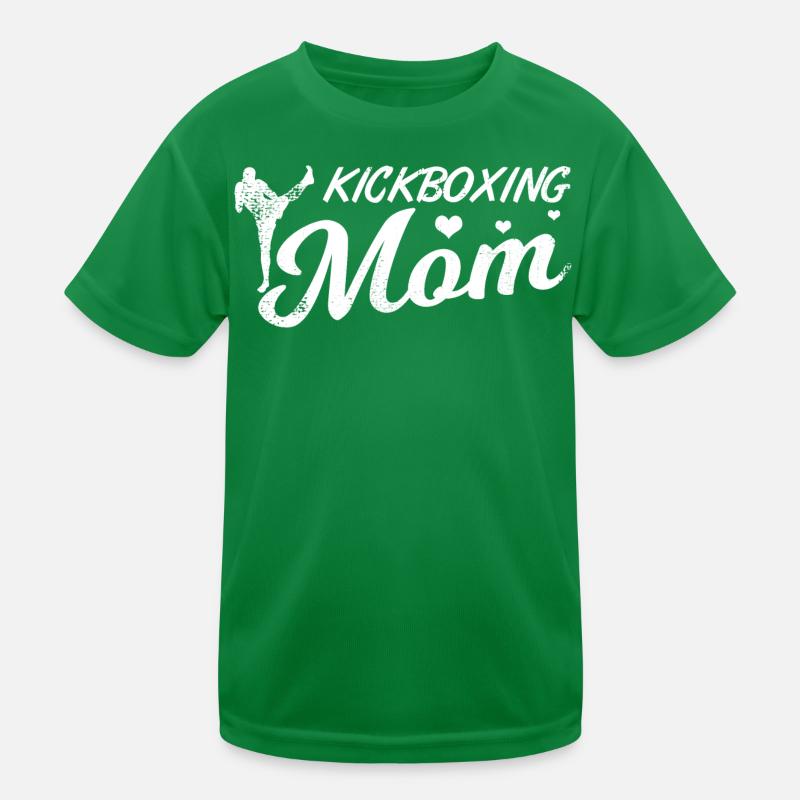 Kickboxer Mother Kids Functional T-Shirt
