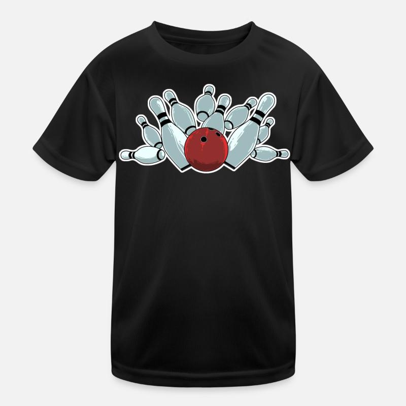 Bowling Strike Kids Functional T-Shirt