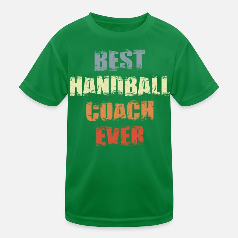 Lustiger Handballtrainer Kinder Funktions-T-Shirt