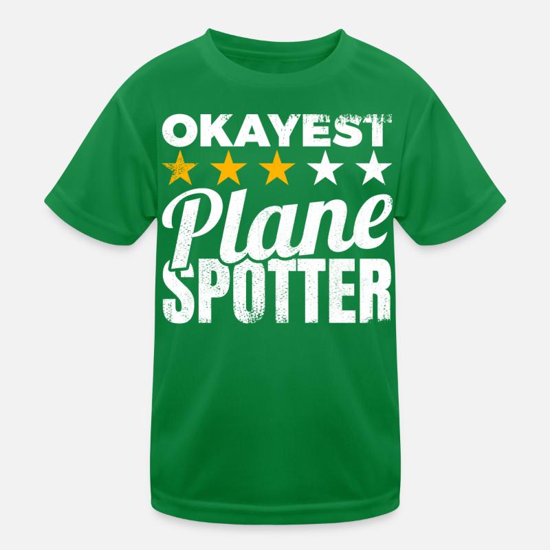 Average Planespotter Kids Functional T-Shirt