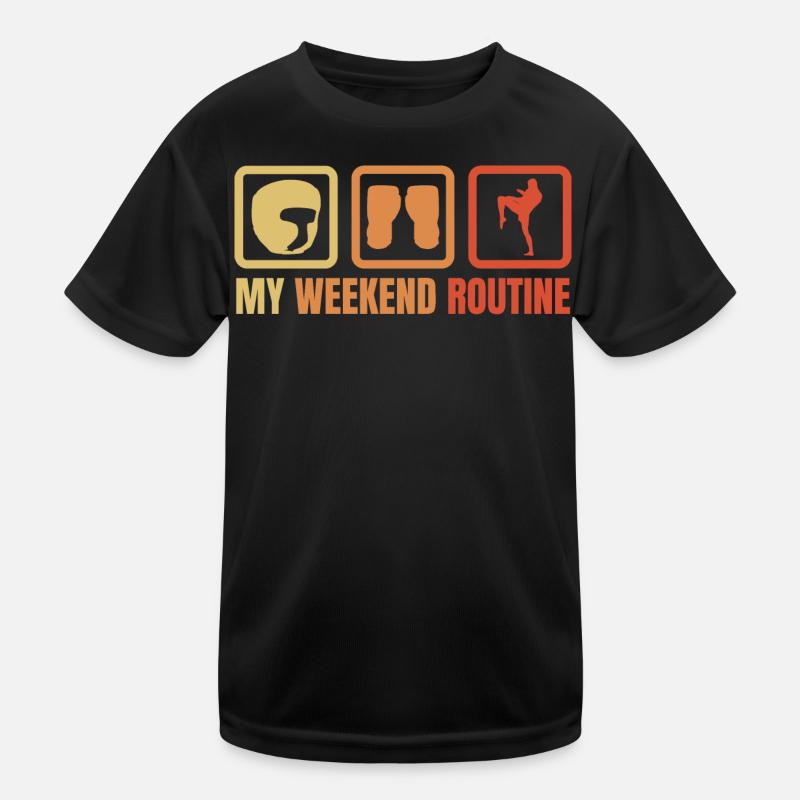 Week-end Kickboxer T-shirt sport Enfant