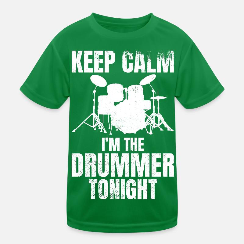 Ich bin heute Abend der Schlagzeuger Kinder Funktions-T-Shirt