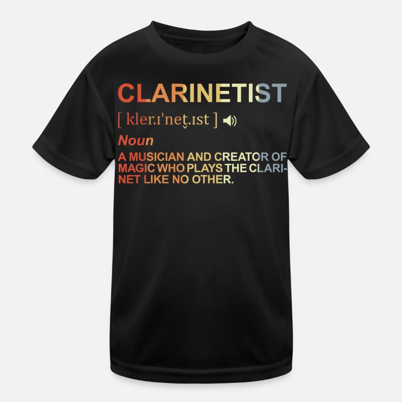 Signification clarinettiste T-shirt sport Enfant