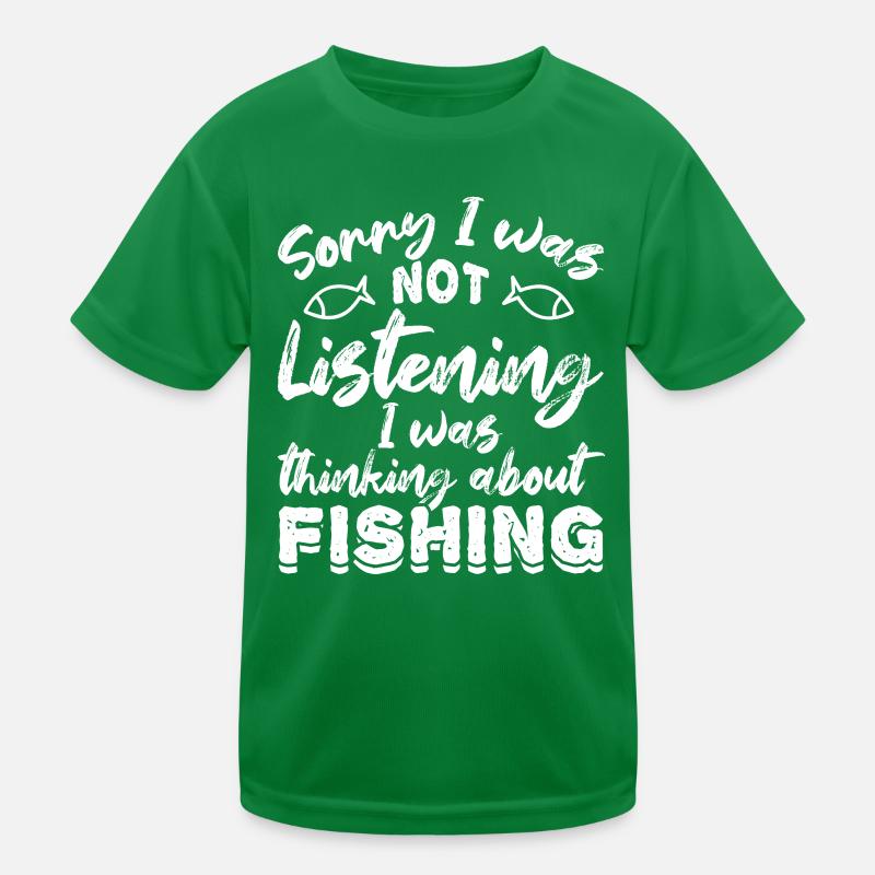 Slogan de pêche T-shirt sport Enfant