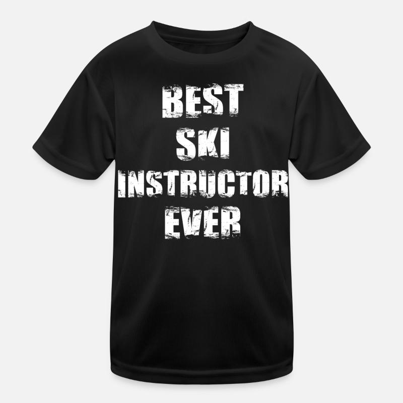 Skilehrer Kinder Funktions-T-Shirt