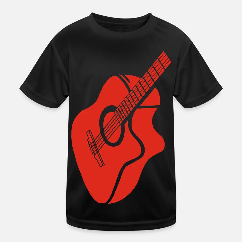 red guitar Kids Functional T-Shirt