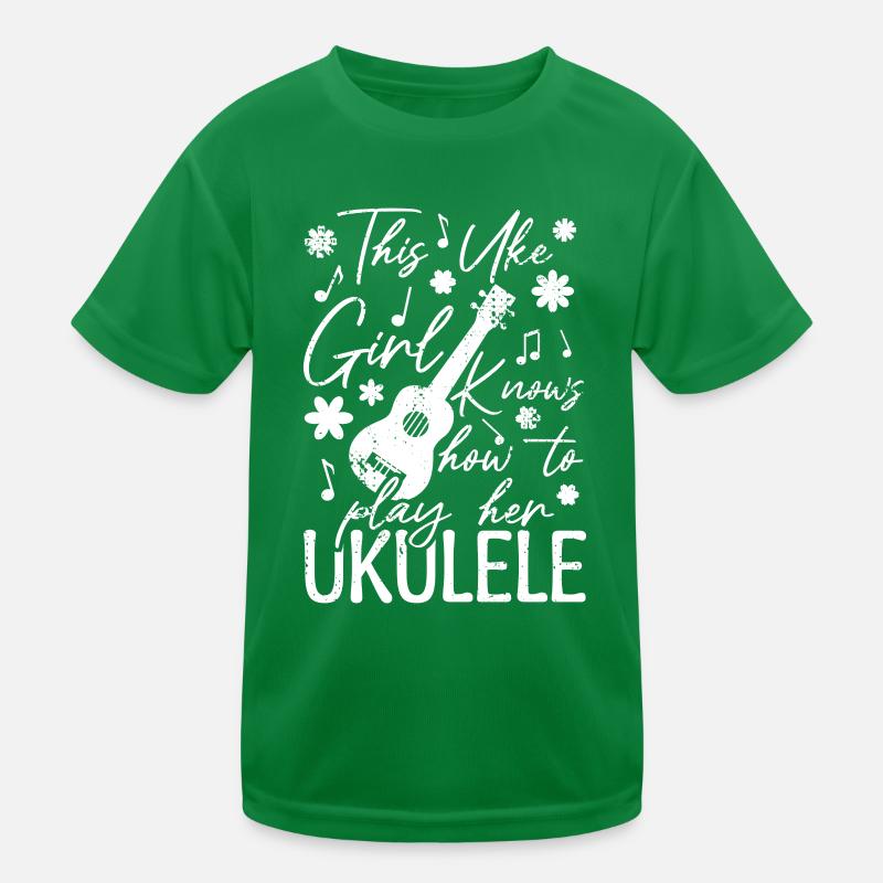 Fille ukulélé T-shirt sport Enfant