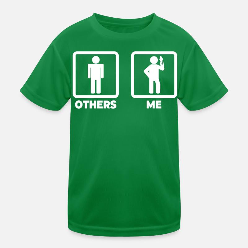 Eiscreme Liebhaber Strichmännchen Kinder Funktions-T-Shirt