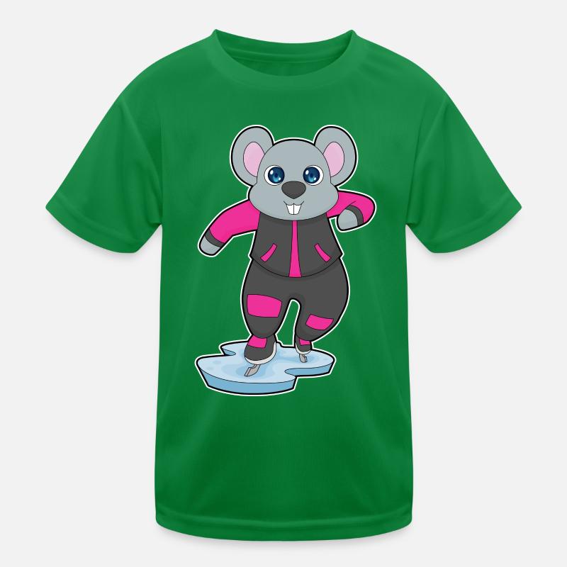 Souris patins à glace T-shirt sport Enfant