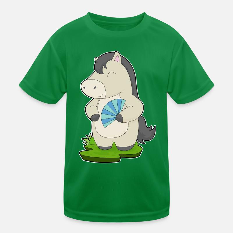 Éventail de main de cheval T-shirt sport Enfant
