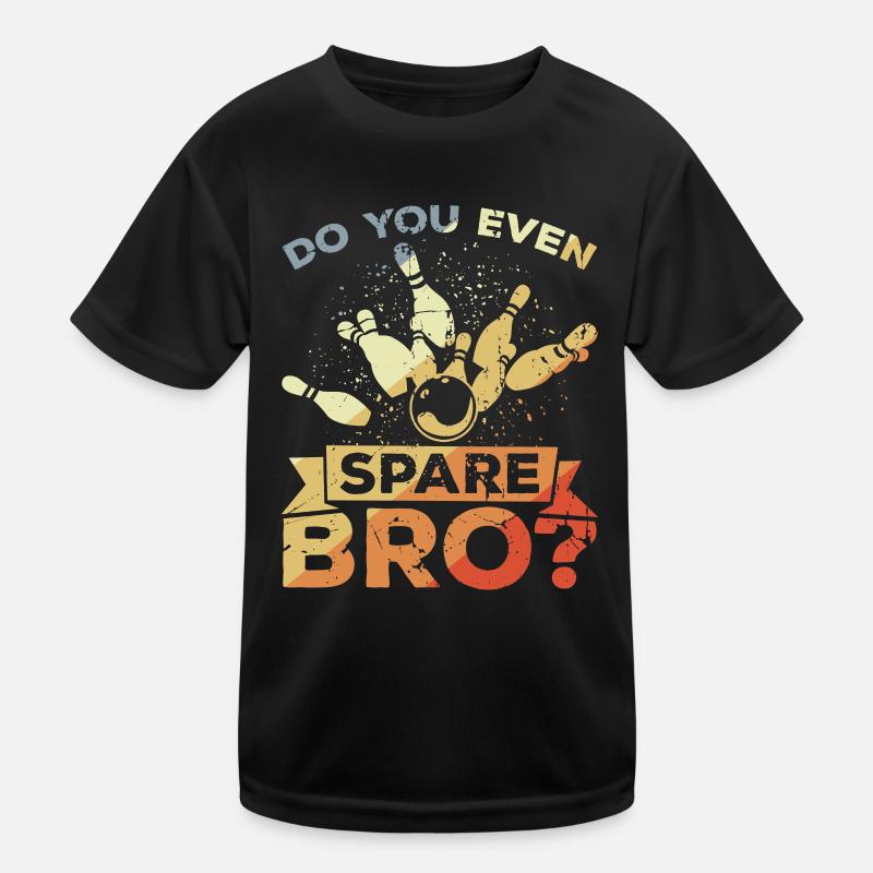 Bowler Saying Kids Functional T-Shirt