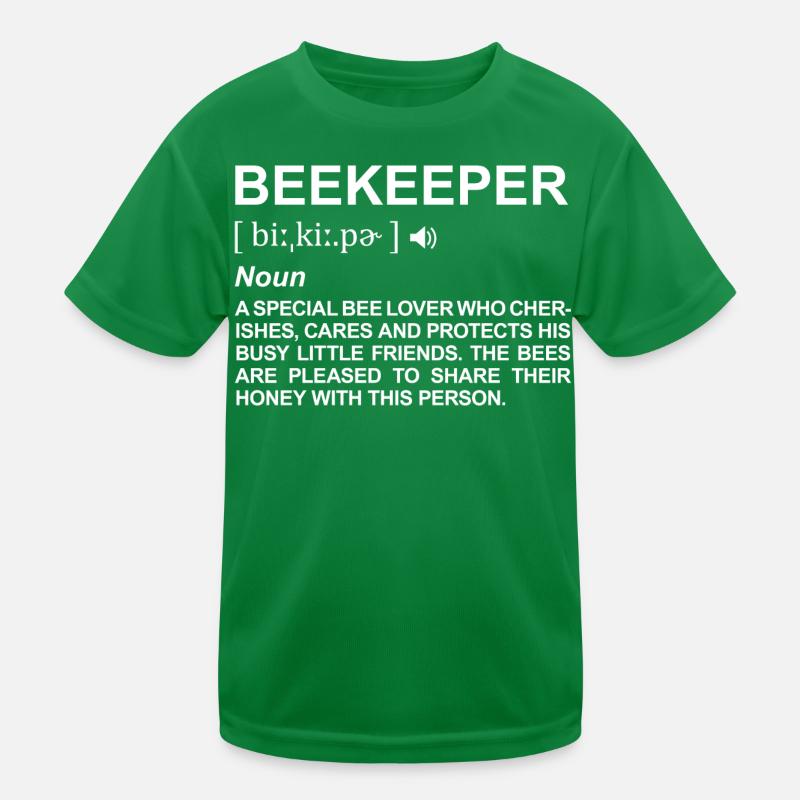 Beekeeper meaning Kids Functional T-Shirt
