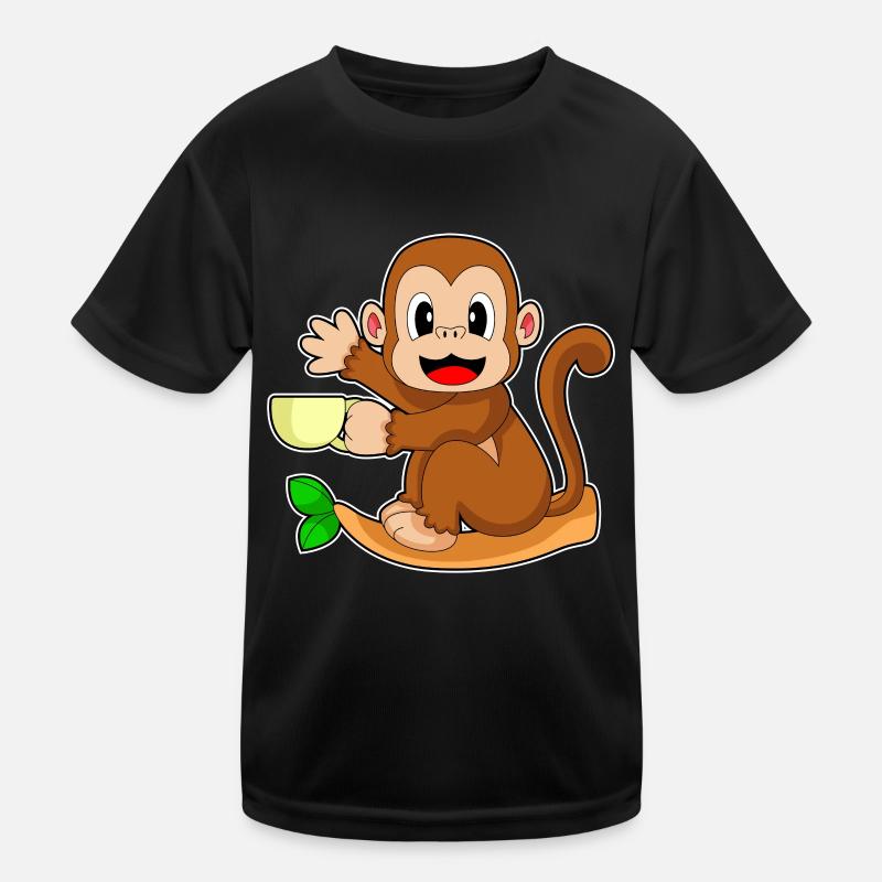 Monkey Mug Kids Functional T-Shirt