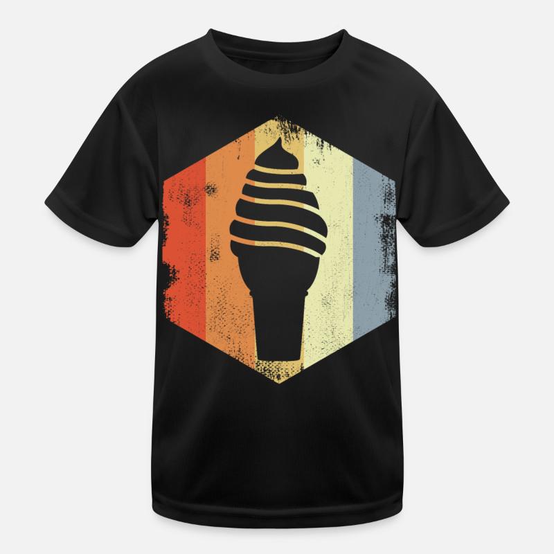 Crème glacée molle vintage T-shirt sport Enfant