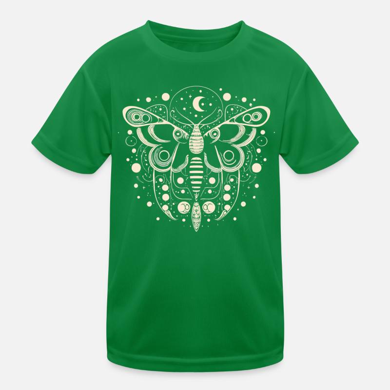 Celestial Moth Kids Functional T-Shirt