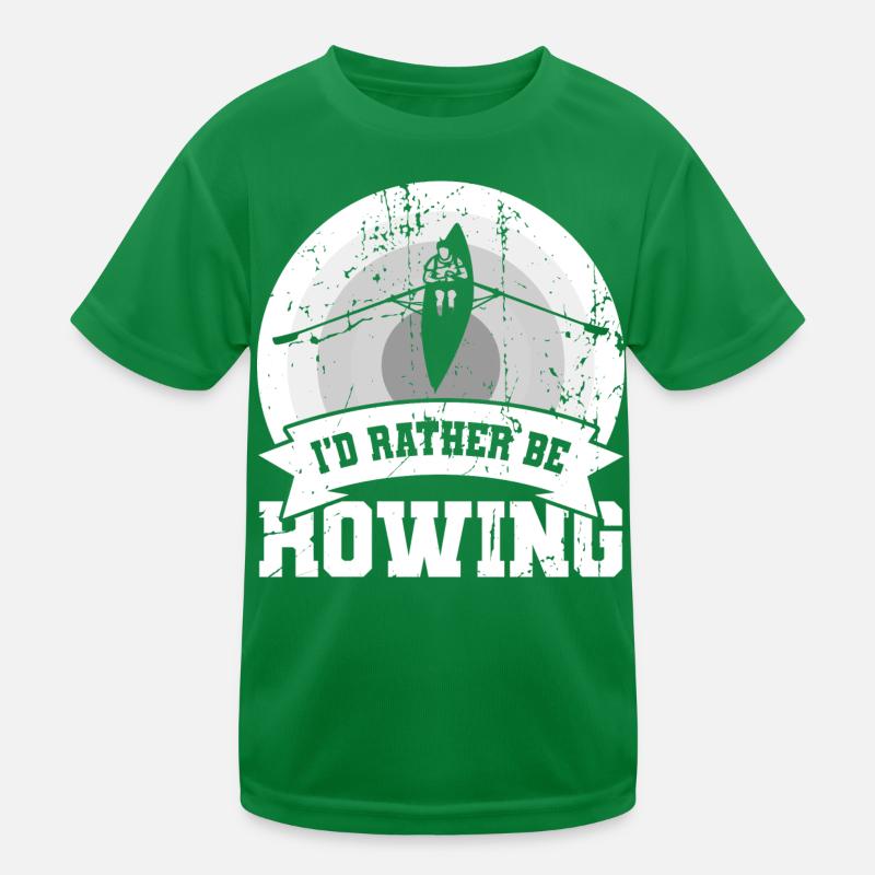 I'd rather row Kids Functional T-Shirt