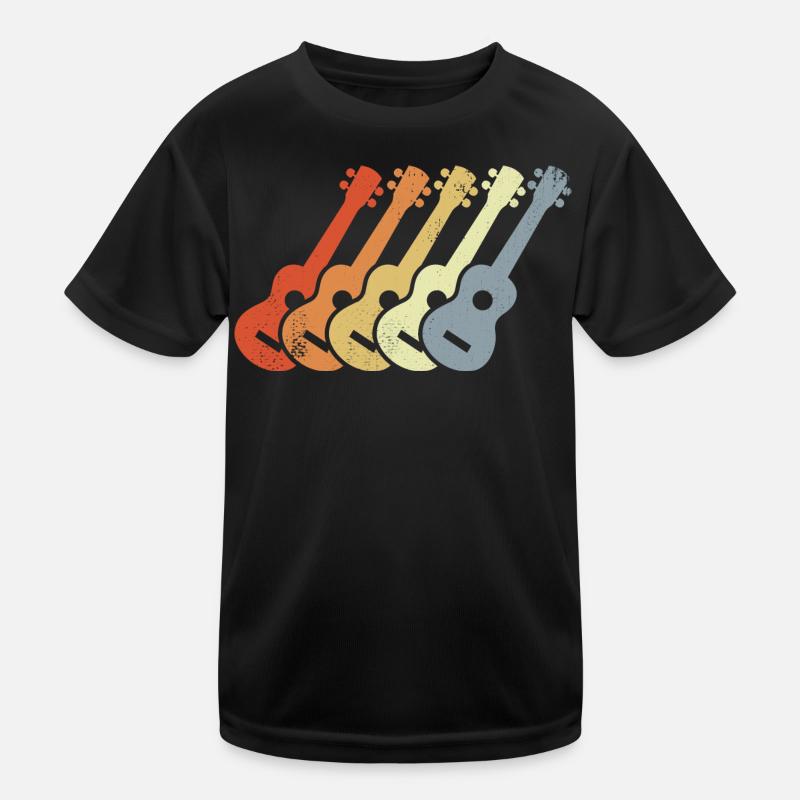 Dessin de ukulélé vintage T-shirt sport Enfant