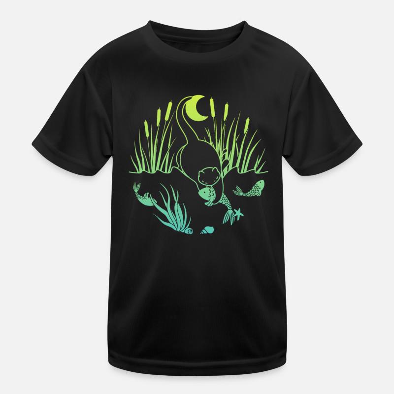 Midnight Catch Kids Functional T-Shirt