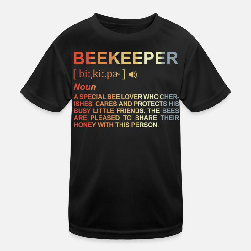 Beekeeper Definition Kids Functional T-Shirt